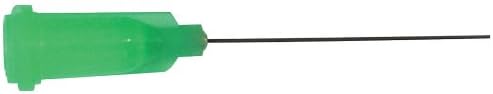 NON-MEDICAL NON-STERILE 21 Gauge Dispensing Blunt Needle- Green(NOT for INJECTING) (Set of 50) L: 1 in. (25.4 mm)