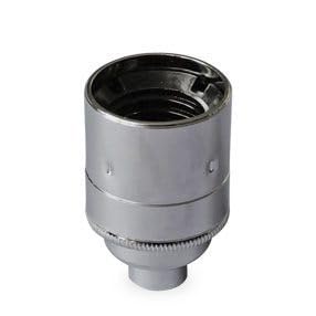 Lampholder E27 Edison Screw (halfinchfemalethreadedentry,Chrome)