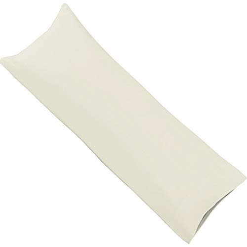 AB Lifestyles Body Pillow Case 300 Thread Count 100% Cotton Color: Ivory