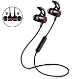 Bluetooth Headphones Magnetic, Wireless Earbuds with Microphone Sports Earbuds for Running, Jogging, Exercise, Workout, Fitness, Waterproof Earphones Noise Cancelling Headsets