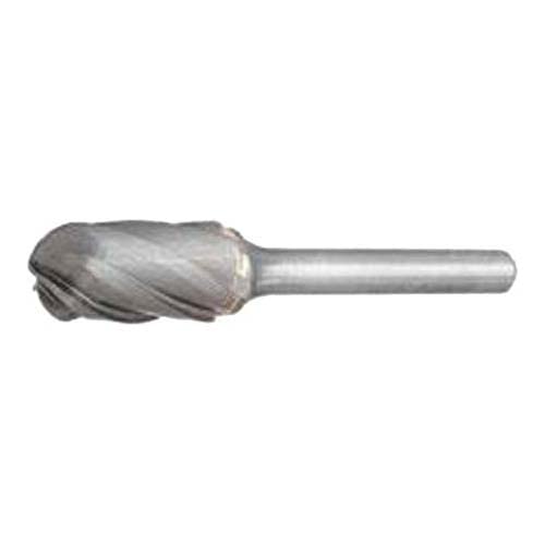 Dormer P8359.6X6.0 Series P835 Carbide Rotary Burr, Ball Nosed Cylinder, Aluminium Cut, Bright Finish, 9.6mm x 6.0mm