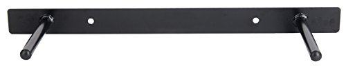 Aeromat Wall Mount Mat Hanging Rack, 24 Inches, Holds Up to 10 Mats