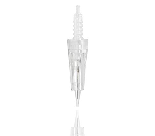 Tattoo Cartridge Needles W/Backflow Prevention - Premium Quality Microblading Needles - Microblading Cartridge Needles - Medical Grade Stainless Steel Microblading Needles - 10pcs (1P)