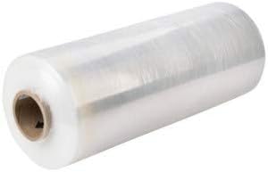 BITCORP Stretch Wrap for Food, Waist Trim,Carton,Furniture and Luggage Packaging (Clear)(23 micron) 150 mm (6 Inch)