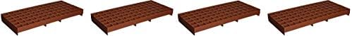 Grodan RW205002 GL56707445 GRO-Smart Tray, 78-Cell, Terracotta (4-(Pack))