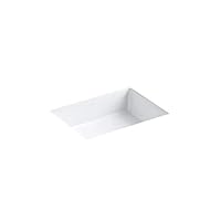 KOHLER K-2882-0 Verticyl Undermount Bathroom Sink, White