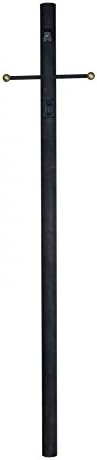 Craftmade Z8794-TB 84" Smooth Direct Burial Post, Textured Matte Black