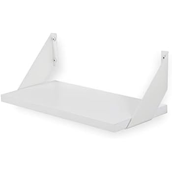 Wallniture Cove Rustic and Modern Home Decor Floating Shelves Wall Mounted Wood Wall Storage Shelves for Living Room, Bedroom, Kitchen and Bathroom, White