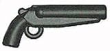BrickArms Exclusive 2.5 to 4 Inch Scale Figure Style LOOSE Weapon SawedOff Shotgun Gun Metal