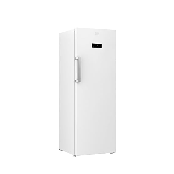 Beko RFNE290T45XPN Freistehender Gefrierschrank – No Frost, ProSmart Inverter, 5 Schubladen + 2 Fächer, 256 L, Wechselbarer Türanschlag, Multifunktionsdisplay