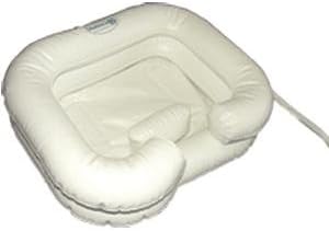 Alimed EZ-Access EZ-Shampoo Inflatable Shampoo Basin 24" W x 20" L x 8" D, Includes a Built-in Inflatable Headrest
