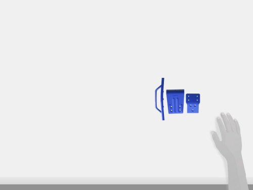 RPM Traxxas Slash 4x4 Front Bumper and Skid Plate, Blue