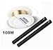 MMOBIEL Molybdenum Cutting Wire Gold 0.08mm 100m/329ft for LCD Front Glass Seperation with Handle Dissection Sticks