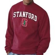 Stanford cardinal adult arch & logo gameday crewneck sweatshi…