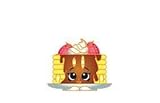 Shopkins Season 2 #2-068 Pamela Pancake (Ultra Rare)