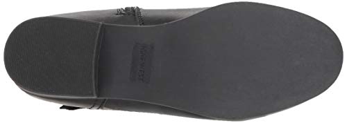 Nine West Girls' EMILIAH Equestrian Boot, Black/tan, M030 M US Little Kid