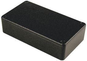 HAMMOND 1550QBK ENCLOSURE, INSTRUMENT, ALUMINIUM ALLOY, BLACK (1 piece)