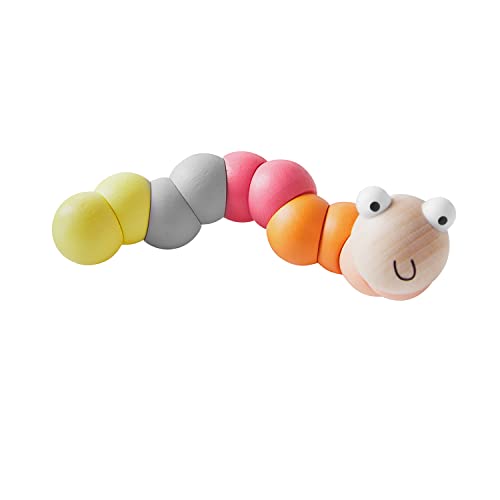 Mud Pie Children's Wiggle Worm Toy, Orange
