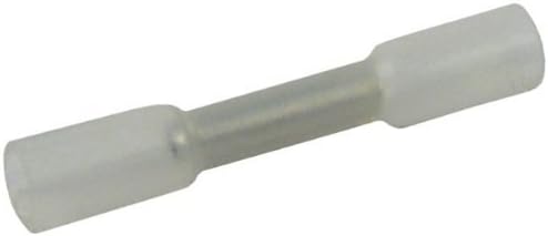 UbiGear Heat Shrink Connectors HSC Insulated Electrical Splice Shrinkable Butt (25 pcs, Clear)