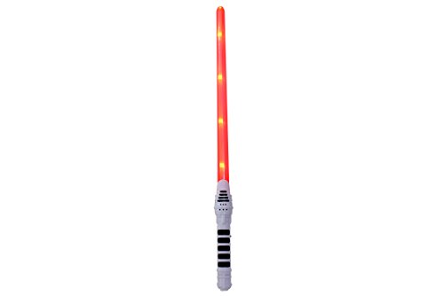SPACE WARS SERIES: PLANET OF TOYS SPACE SWORD RED 61CMS (WITH LED LIGHTS AND SOUNDS) For Kids / Children