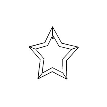 glass ornament etching clear pack blanks blank engraving etc painting bevel star