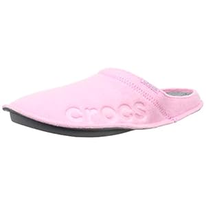 crocs Unisex-Adult Pink Lemonade/Charcoal Slippers-8 Men/ 9 UK Women (M9W11) (205917-6SE)