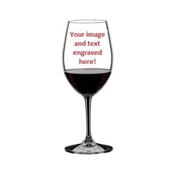 Amazon Com Riedel Crystal Engraved Degustazione Red Wine Glass