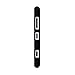 NOKIA LUMIA 820 HYBRID RUBBERISED BACK COVER CASE (SOLID BLACK)