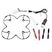 Hubsan H107C X4 (H107C) 4 Channel 2.4 Ghz RC Quad Copter with Camera, Red/Black