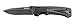 CRKT Ruger All-Cylinders EDC Folding Pocket Knife: Heavy Duty Everyday Carry, Black Plain Edge Blade, Thumb Stud, Liner Lock, G10 Handle, Reversible Pocket Clip R2001K