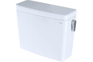 TOTO Drake 1.28 GPF Toilet Tank with Right-Hand Trip Lever, Cotton White - ST776ER#01