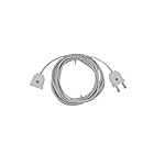 INDRICO-2-Pin-Male-Female-Socket-Flexible-Flat-Cable-Wire-Extension-Cord-for-Multi-Purpose-Use-Home-Wall-Decor-Diwali-Christmas-Decoration-White-PVC-Pack-of-1-2-Meter-Wire