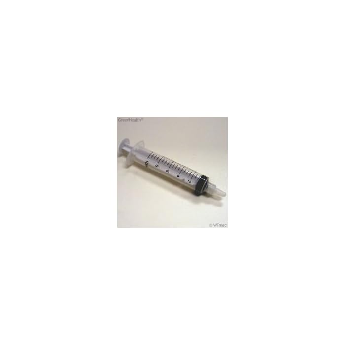 60cc Syringe Luer Lock Tip (Pack of 6) GS12606 by Greenals