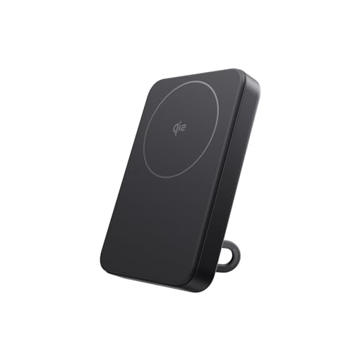 EcoFlow Qi2 Magnetic Powerbank 10000mAh 15W, Qi2-zertifiziert Wireless Power Bank 36W Kabelloses Magnetische Powerbank Tragbares Ladegerät für iPhone 17/16/15 Pro Max, Schwarz