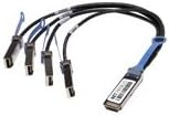 NETPATIBLES QSFP-4SFP10G-CU5M-NP 5M 40GBASE-CR4 QSFP+/4XSFP+ DAC