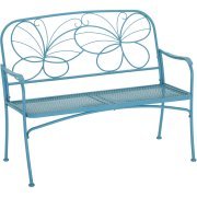 Butterfly Outdoor Patio Bench 450 Lbs 24 25 L X 43 5 W X 34 5 H By Mainstays