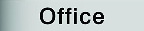 House Nameplate Co Metal Effect Office 5x22.5cm