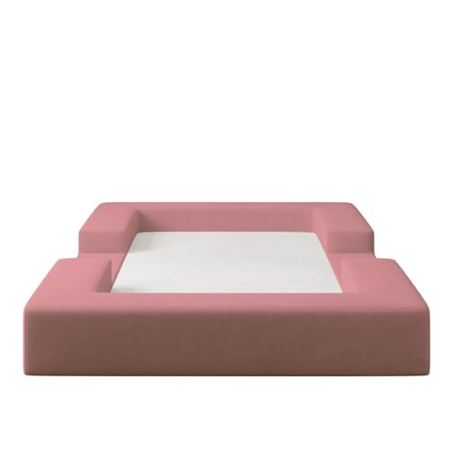 Cama Montessoriana Berço Infantil 100% Espuma Balaqui Decor Cor:rosa