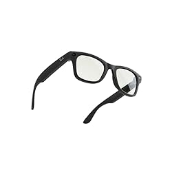 Meta Large Square Sunglasses, Wayfarer, Matte Black