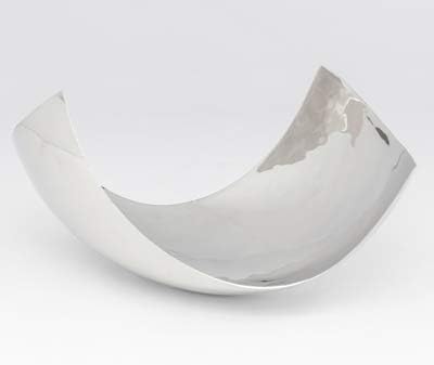Contemporary Heaven Deco Bowl Curvy Chrome (15.5cm x 32cm x 20.5cm)
