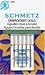 SCHMETZ Gold Embroidery Sewing Machine Needles - Titanium Coated for Smooth Stitching, Size 90/14, 5-Needle Cards, Pack of 1