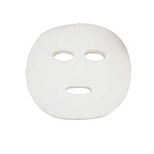 60PCS White Enlarged Facial Mask Sheets Disposable Non-woven Pre-cut Facial Mask Paper DIY Cosmetic Face Skin Care Mask SPA Salon Tool For Women and Girls