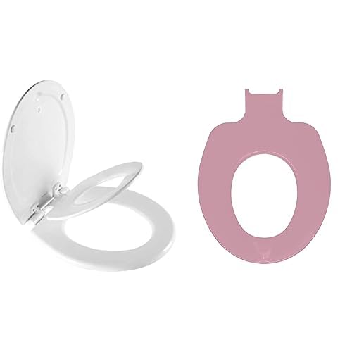Mayfair NextStep2 Toilet Seat with BuiltIn Potty Training Seat, Slow