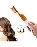 Hair Dye Bottle Comb Salon Applicator for Hair Coloring, Highlighting, Balayage, Microbraiding & More Yellow