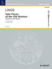 Solo Pieces of the Old Masters - treble recorder - ED 7782