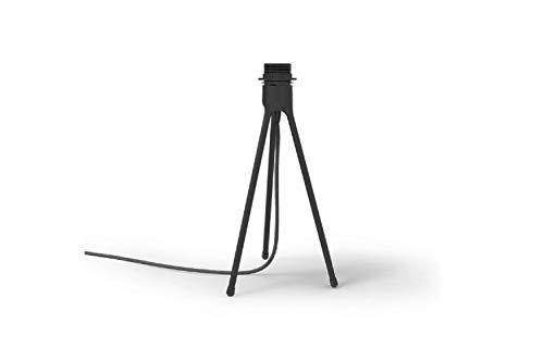 Vita 04022 Stativ Tisch Stahl schwarz, H: 36 cm, Aufgeklappt: W: 19 cm