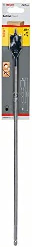 Bosch 2608595411 22 x 400 mm Hex Shank Self-Cut Speed Flat Drill Bit, Blue, diameter 22,00 mm