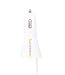 Apple iPhone Lightning Car Charger - For iPhone 7 Plus 6S Plus 6 S 5S 5C 5 SE iPad Pro Air 2 Mini 3 - Cable with 2 Extra USB Ports (White)
