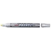 24 MARKERS: Sanford Brands uni-Paint Marker, Medium Point, Silver 63614