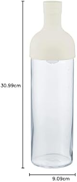 Hario Cold Brew Tea Wine Bottle 750ml White FIB-75-W Filter-In view 8
